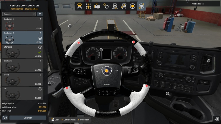 ETS2 - Evolution Direksiyonlar (1.60) kapak gorseli